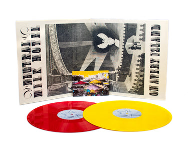 NEUTRAL MILK HOTEL - ON AVERY ISLAND VINYL RE-ISSUE (LTD. ED. RED + YELLOW 2LP GATEFOLD)