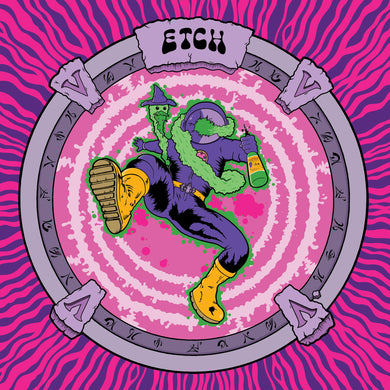 ETCH -  FURTHER ADVENTURES OF THE COSMIC B-BOY VINYL (SUPER LTD. ED. FLURO-PINK W/ OBI STRIP)